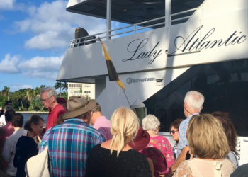 South county leaders board yacht to talk climate change, rising tides
