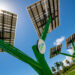 Florida Power and Light solar trees at Young Circle Arts Park in Hollywood, Florida. (iStockphoto image)
