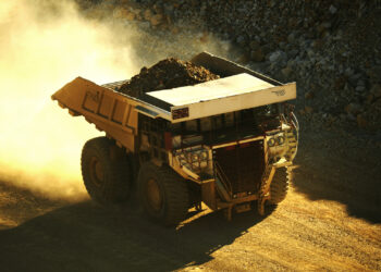 A mining truck