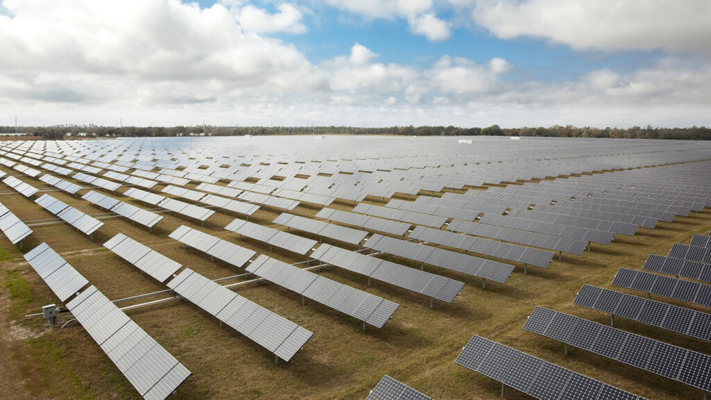 Florida Power & Light Company's DeSoto Next Generation Solar Energy Center. (ASCOM Prefeitura de Votuporanga, CC BY 2.0, via Wikimedia Commons)