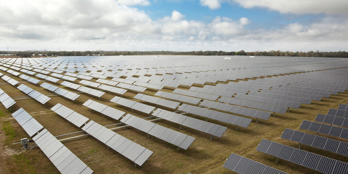 Florida Power & Light Company's DeSoto Next Generation Solar Energy Center. (ASCOM Prefeitura de Votuporanga, CC BY 2.0, via Wikimedia Commons)