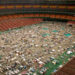 The Astrodome in Houston with approximately 2,000 evacuees following Hurricane Katrina. (FEMA photo/Andrea Booher)