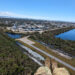 A crewmember's view of Sanibel Island from a helicopter operated by the New York Army National Guard on Oct. 2, 2022, during a mission assisting the Florida National Guard in responding to the destruction caused by Hurricane Ian. (U.S. Army National Guard photo by Sgt. Samuel Sacco)