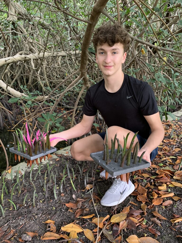 Will Charouhis founded the nonprofit We Are Forces of Nature and leads the project "A Million Mangroves: Halting Climate Change One Root at a Time” (Submitted photo)