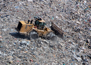 Aerial view of a landfill in Moore Haven, Florida. (IStock image)