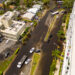 An aerial photo shows flooding in downtown Fort Lauderdale in the aftermath of record rainfall on April 13. (iStock image)