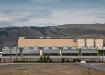 AI chatbots and image generators run on thousands of computers housed in data centers like this Google facility in Oregon. (Tony Webster, CC BY 2.0, via Wikimedia Commons)