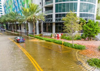 Flooding in Fort Lauderdale after Hurricane Nicole and king tide (iStock image)