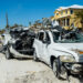 Vehicles damaged by Hurricane Ian (iStock image)