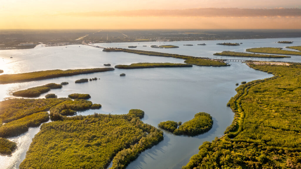 The Indian River Lagoon (JonathanPuello, CC BY-SA 4.0, via Wikimedia Commons)