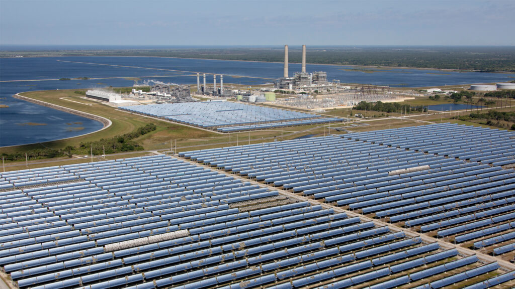 The Martin Next Generation Solar Energy Center, built at the Florida Power and Light's existing power plant near Indiantown in Martin County. (iStock image)