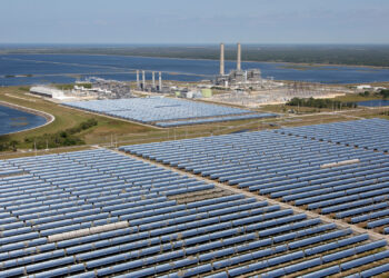 The Martin Next Generation Solar Energy Center, built at the Florida Power and Light's existing power plant near Indiantown in Martin County. (iStock image)