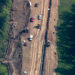 An aerial view of a natural gas pipeline being constructed in West Virginia (iStock image)