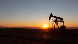 An oil well pumpjack (iStock image)