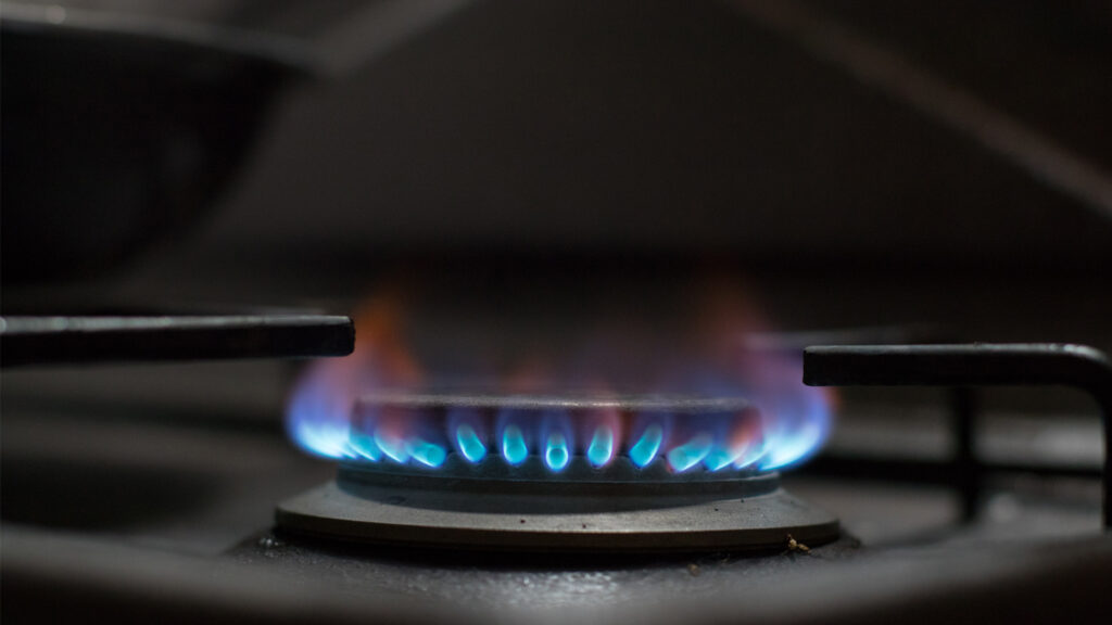 A gas stove (Ivan Radic, CC BY 2.0, via Wikimedia Commons)