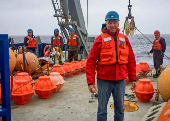 Ocean scientist William Johns has been studying the Atlantic Meridional Overturning Circulation system for nearly 20 years. (Photo courtesy of William Johns/University of Miami)
