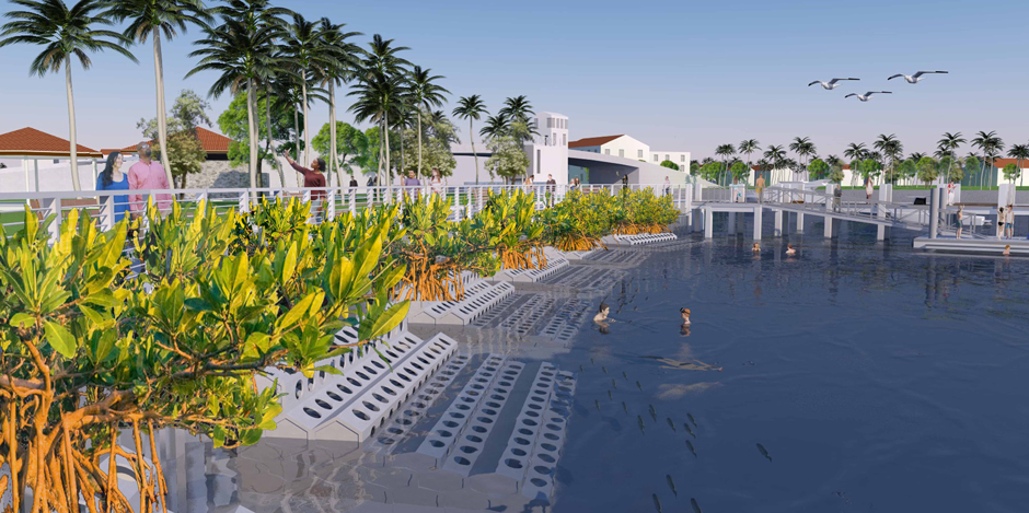 A rendering of what organizers hope Wahoo Bay Park will look like very soon. (Image courtesy of Wahoo Bay)