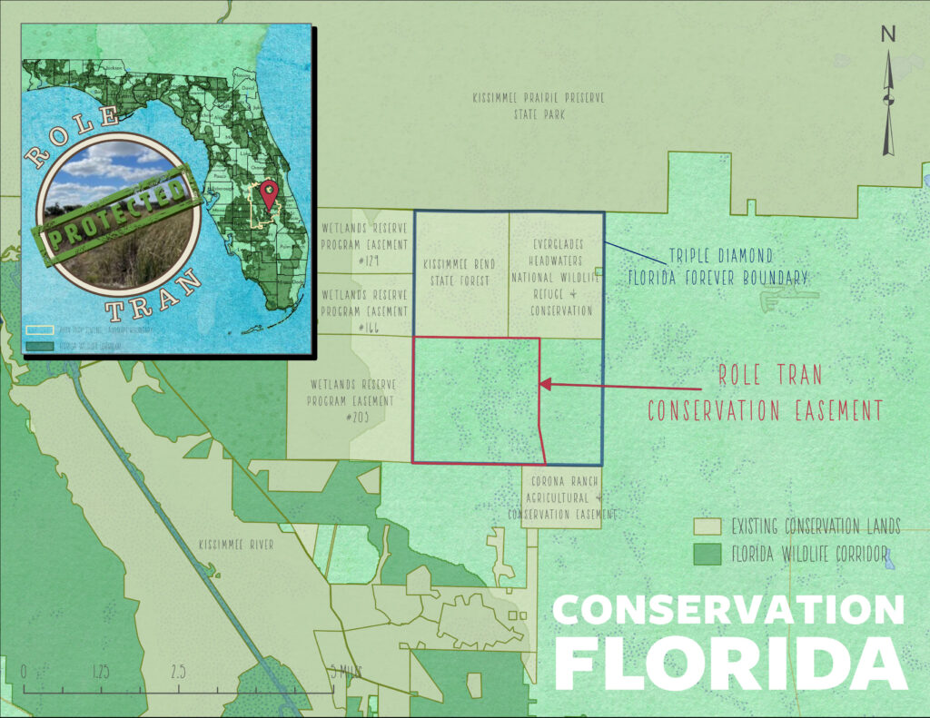 A map of the protected area (Conservation Florida)