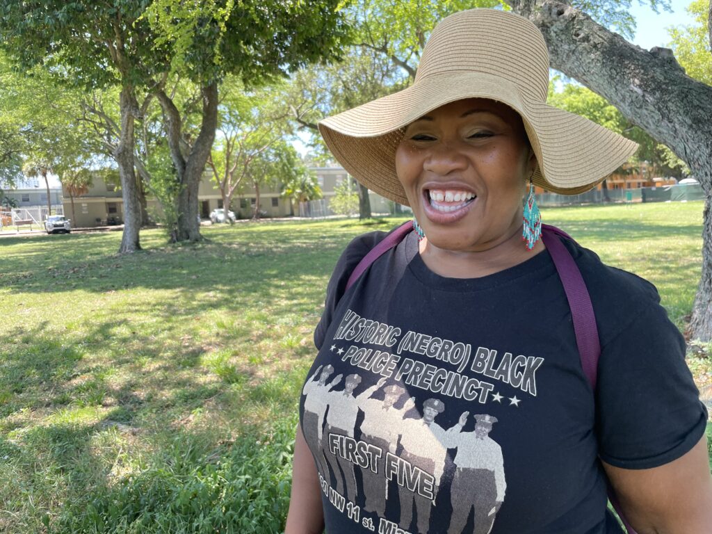 Nicole Crooks of Catalyst Miami believes any solutions must begin with Overtown residents. “We cannot leave out the legacy and the history because that is the resilience,” she said. (Amy Green/Inside Climate News)