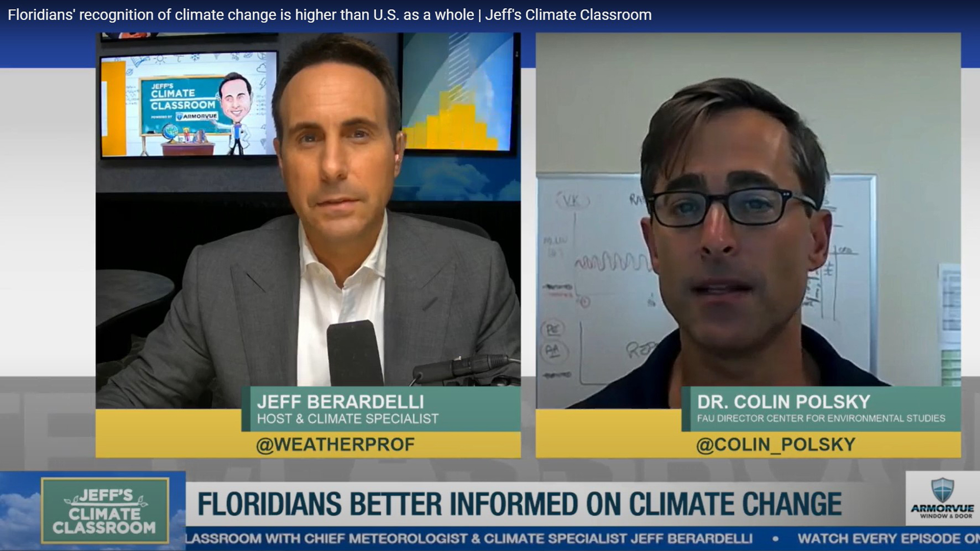 A screenshot from Jeff Berardelli's Climate Classroom (WFLA News Channel 8)
