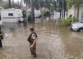 Flooding from Hurricane Idalia (Florida Fish and Wildlife, CC BY-NC-ND 2.0 DEED, via flickr)