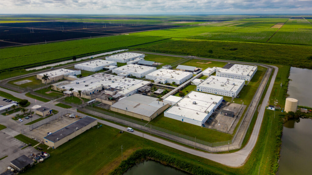 An aerial view of a prison in Palm Beach County (iStock image)