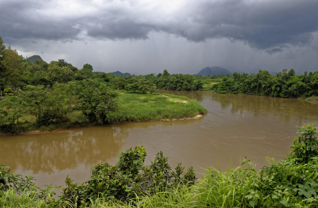 A river in Thailand’s Kanchanaburi province. (Image by wolf4max, CC BY-NC-ND 2.0, via Flickr)