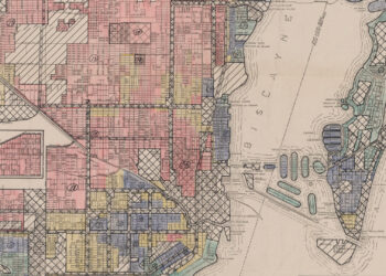 Redlining map for Miami (National Archives and Records Administration, Public domain, via Wikimedia Commons)