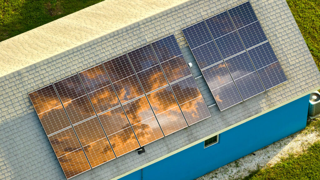 Solar panels on a home (iStock image)