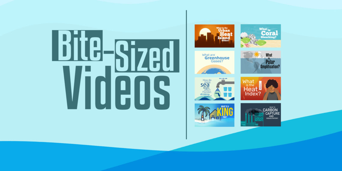 The Invading Sea is developing a series of “bite-sized videos” that each explain commonly misunderstood scientific concepts related to climate change in about a minute with the help of digital animation. (Graphic by Robin Tabor)
