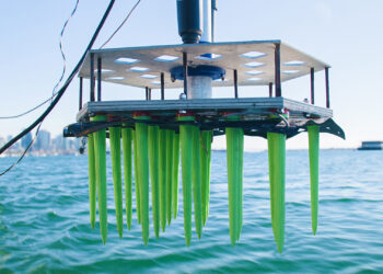 The Marine Research Hub works with companies such as ecoSPEARS, which uses a NASA-developed technology to absorb harmful chemicals from contaminated sediment in a safe and environmentally friendly way. (Photo: Business Wire)