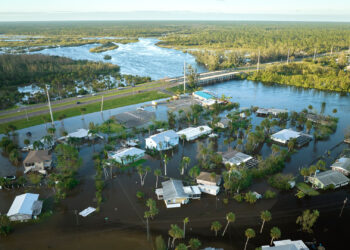 Homes flooded after Hurricane Ian (iStock image)