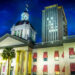 The historic Florida Capitol with the modern Capitol complex in the background (iStock image)