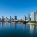The city of Miami reflected in the waters of Biscayne Bay (iStock image)