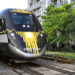 A Brightline passenger train heading to Miami from Fort Lauderdale (iStock image)