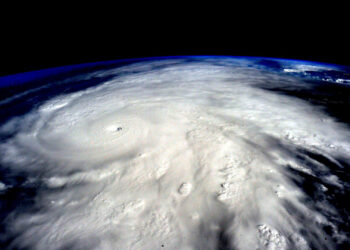 Astronaut Scott Kelly posted this photo of Hurricane Patricia taken from the International Space Station to Twitter on Oct. 23, 2015. (NASA/Scott Kelly, Public domain, via Wikimedia Commons)