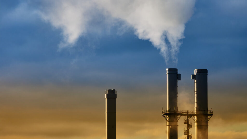 Incinerator smokestacks (iStock image)