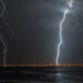 Lightning over Howard Frankland Bridge in Tampa (iStock image)
