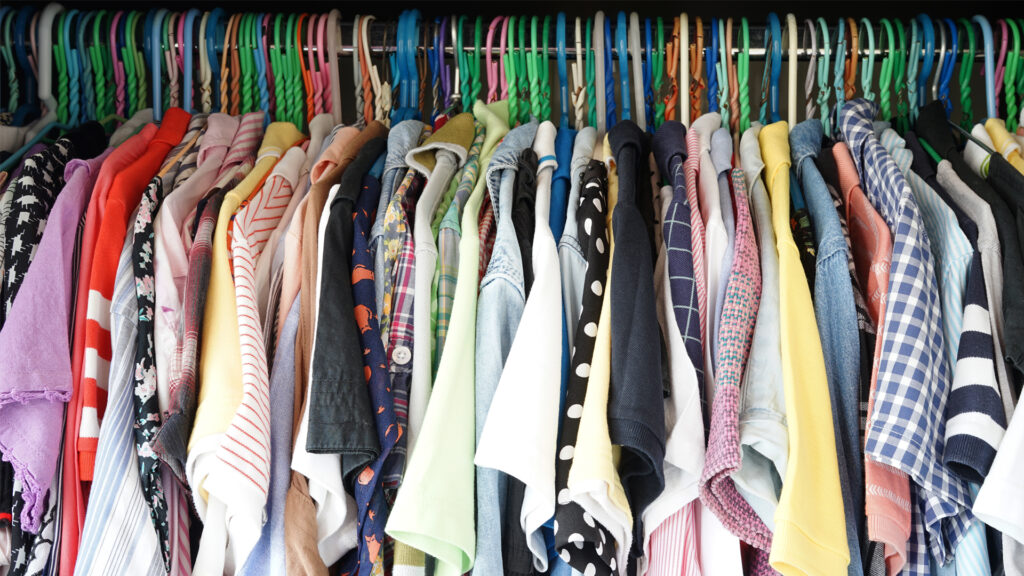 Clothes for sale at a thrift store (iStock image)