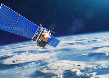 A photo illustration of a weather satellite (iStock image)