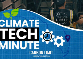 A screenshot of the Climate Tech Minute video on Carbon Limit (Robin Taber)