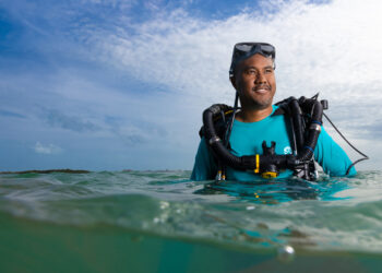 Richard Coleman has traveled to some of the most remote areas of the world to learn more about the migration patterns of different species of fish. (Joshua Prezant/University of Miami)