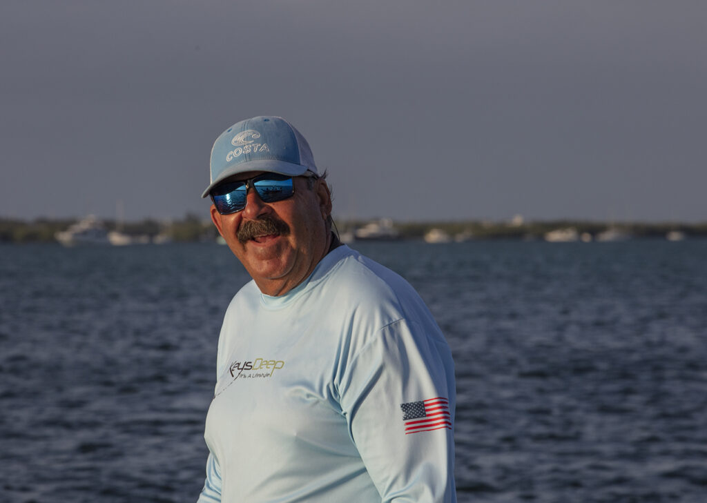 Islamorada, Florida: Florida Keys fishing captain Tim Klein. (Patrick Farrell for WLRN)