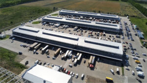 An aerial view of a distribution center (iStock image)