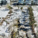An ariel view of the structural damage on Southwest Florida’s Estero Island in the aftermath of Hurricane Ian. (Photo credit: Ryan Sloan, Florida Atlantic University)