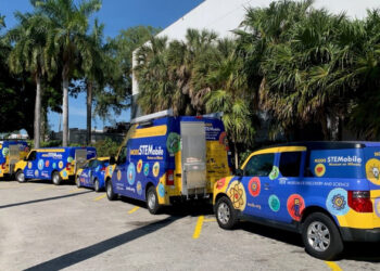 The MODS STEMobile delivers hands-on STEM education across South Florida. (Photos courtesy of the Museum of Discovery and Science)