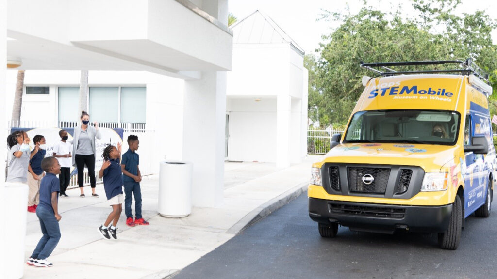 The MODS STEMobile delivers hands-on STEM education across South Florida. (Photos courtesy of the Museum of Discovery and Science)