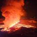 A volcanic eruption in Sundhnúk, Iceland, that started on Feb. 8, 2024 (Almannavarnadeild ríkislögreglustjóra, Public domain, via Wikimedia Commons)