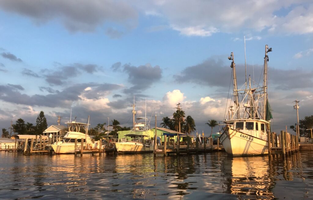 Boats off Southwest Florida (Karl Deigert photo)