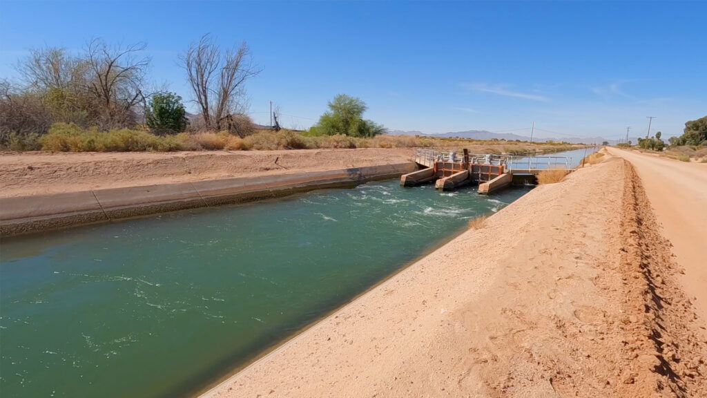 Arizona's residents thirst is quenched by hundreds of miles of water canals, primarily filled by the Colorado River. (iStock image)